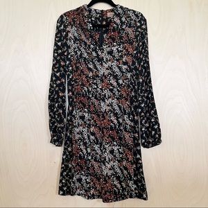 Anthropologie KACHEL Black Floral Dress